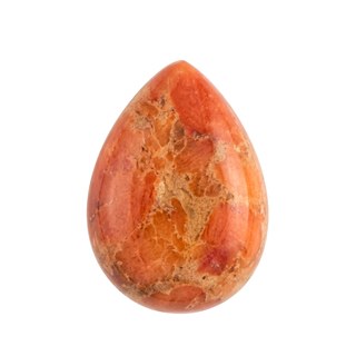Apple Coral Composite Turquoise cabochon