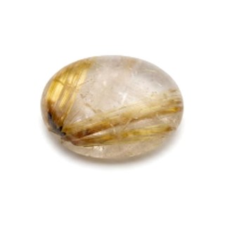 Golden Rutile Quartz cabochon