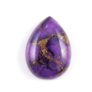 Grape Dahlia Turquoise cabochon
