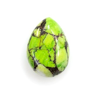 Lime Green Copper Turquoise cabochon