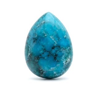 Natural Blue Mohave Turquoise cabochon