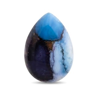 Purple Ice Blue Dahlia cabochon