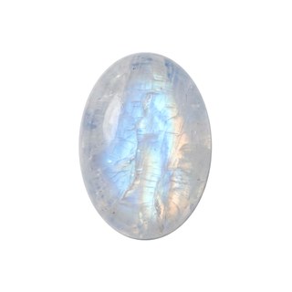 Rainbow Moonstone cabochon