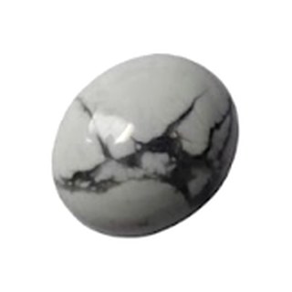 White Howlite cabochon
