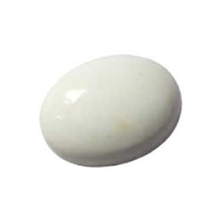 White Scolecite cabochon