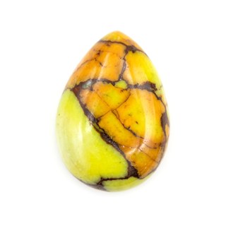 Yellow Honey Dahlia cabochon